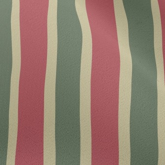 Christmas Straight Stripes Chiffon