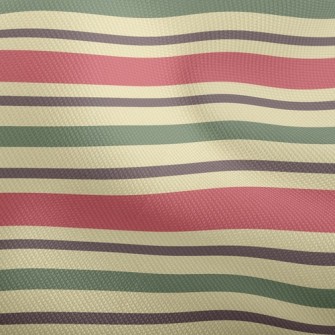 Christmas Horizontal Stripes Dobby
