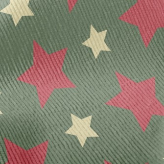 Fashion Two-Color Star Standard Corduroy