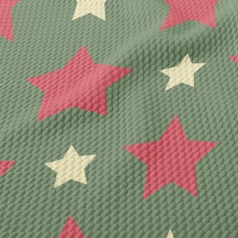 Fashion Two-Color Star Birdseye Piqué