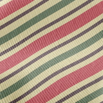 Christmas Horizontal Stripes Standard Corduroy