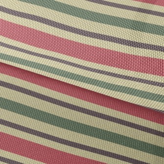 Christmas Horizontal Stripes Waterproof Oxford