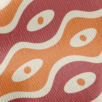 Dot Ellipse Wave Standard Corduroy