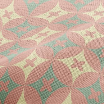 Radiant Flower Splicing Performance Linen