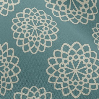 Gorgeous Coil Flowers Chiffon