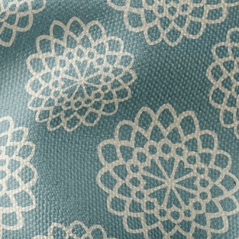 Gorgeous Coil Flowers Waterproof Canvas