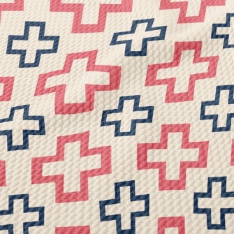 Basket Empty Cross Birdseye Piqué