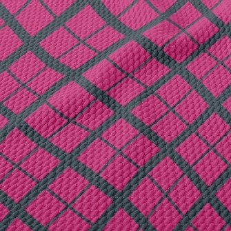 Mesh Staggered Rhombus Birdseye Piqué