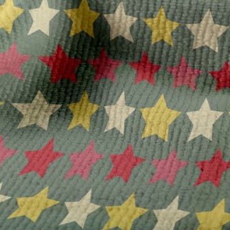 Christmas Color Stars Terry