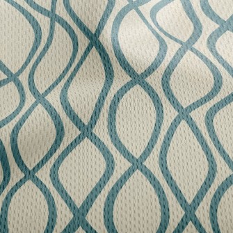 Water Ripple Athletic Mesh Flat Back