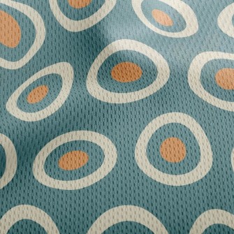 Multi-Level Dots Athletic Mesh Flat Back