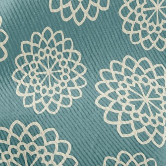 Gorgeous Coil Flowers Standard Corduroy