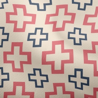 Basket Empty Cross Dobby