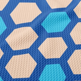 Honeycomb Hexagonal Birdseye Piqué