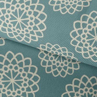 Gorgeous Coil Flowers Waterproof Oxford