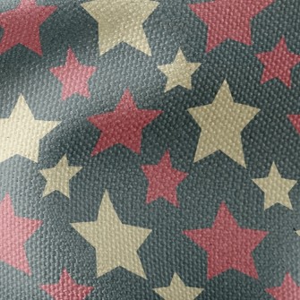 Two-Color Big And Small Stars Waterproof Canvas