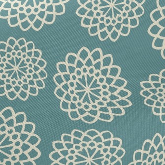 Gorgeous Coil Flowers Twill