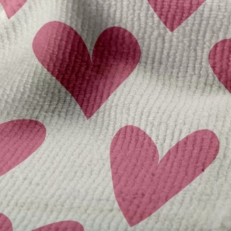 Simple Pink Heart Terry