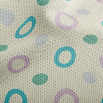 Solid Basket Empty Point Athletic Mesh Flat Back