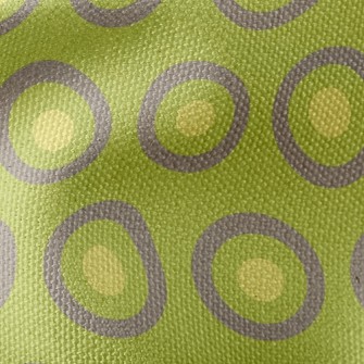 Kiwi Pulp Dots Waterproof Canvas