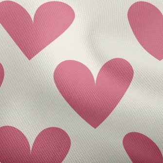 Simple Pink Heart Dobby