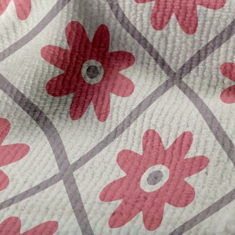 Checkered Red Flower Terry