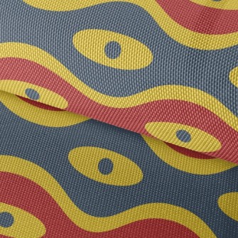Psychedelic Waves Waterproof Oxford