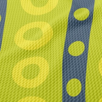 Big And Small Dot Lines Birdseye Piqué