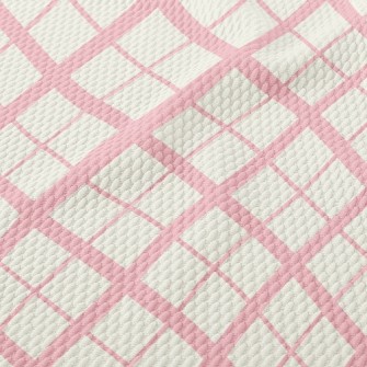 Mesh Staggered Rhombus Birdseye Piqué