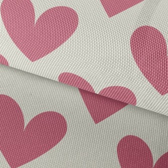 Simple Pink Heart Waterproof Oxford