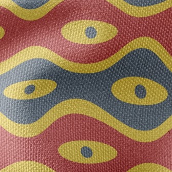 Psychedelic Waves Waterproof Canvas