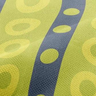 Big And Small Dot Lines Performance Linen