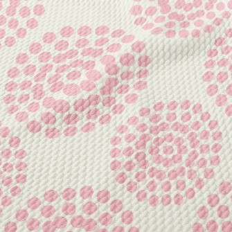 Dot Combination Flowers Birdseye Piqué