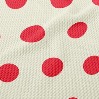 Solid Color Dots Birdseye Piqué