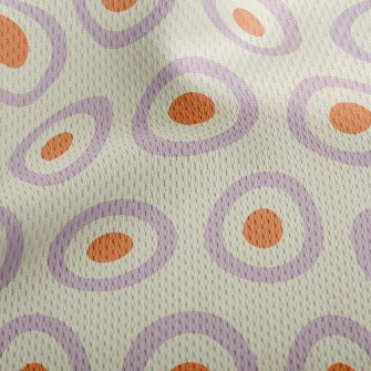 Solid Basket Empty Point Athletic Mesh Flat Back