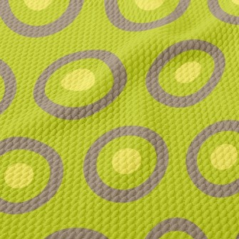 Kiwi Pulp Dots Birdseye Piqué