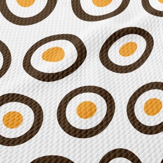 Solid Basket Empty Point Birdseye Piqué