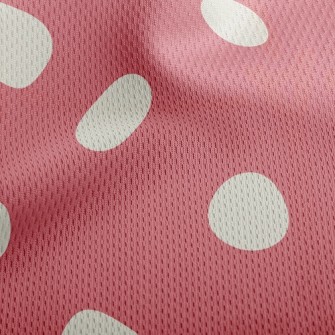 Fresh Polka Dots Athletic Mesh Flat Back