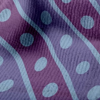 Double Purple Dotted Lines Terry