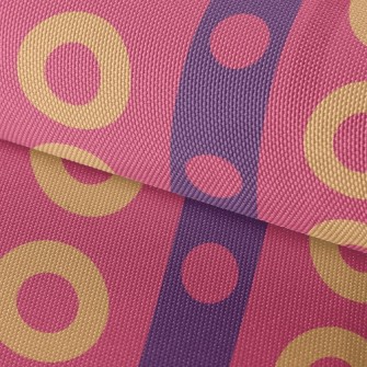 Big And Small Dot Lines Waterproof Oxford