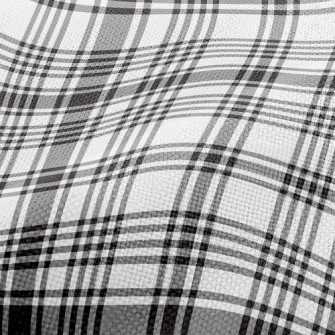 Versatile Black And White Plai Performance Linen