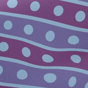 Double Purple Dotted Lines Twill
