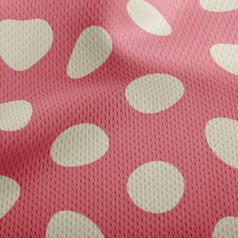 Fresh Polka Dots Athletic Mesh Flat Back