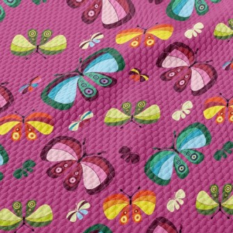 Beautiful Butterfly Family Birdseye Piqué