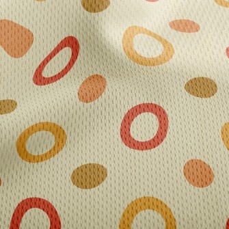 Solid Basket Empty Point Athletic Mesh Flat Back