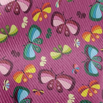 Beautiful Butterfly Family Standard Corduroy