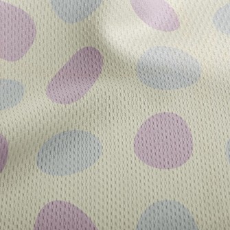 Soft Two-Color Dots Athletic Mesh Flat Back