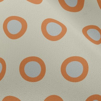 Two-Color Dots On The Outer Fr Chiffon