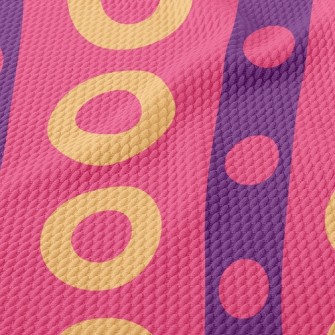 Big And Small Dot Lines Birdseye Piqué