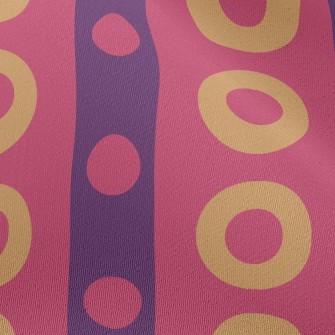 Big And Small Dot Lines Chiffon